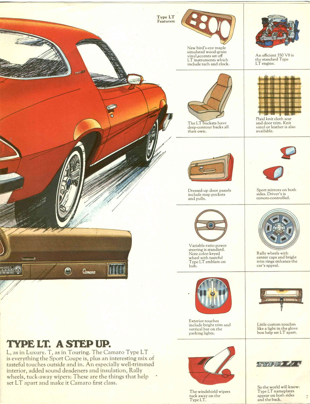 1975 Chev Camaro Brochure Page 3